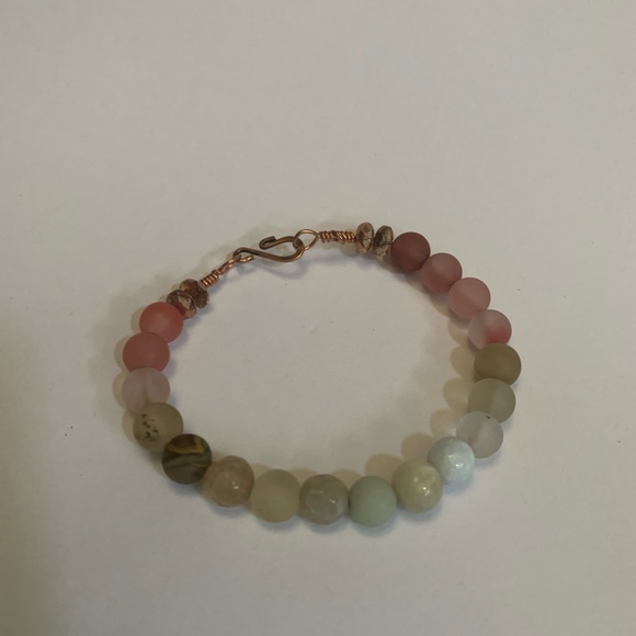 Natural Agate Stone Beads Wire Wrapped New - Picture 7 of 7